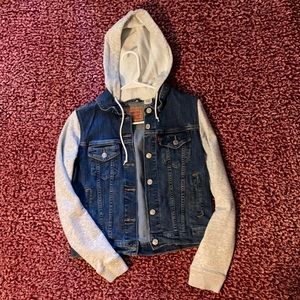 Levi’s original hybrid hooded trucker jacket